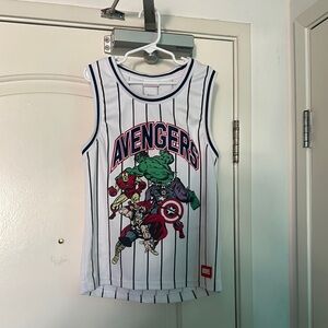 Marvel Avengers jersey White and Blue